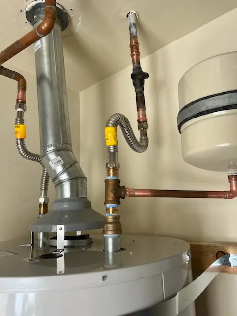 Water heater installation and plumbing repair in Bivalve